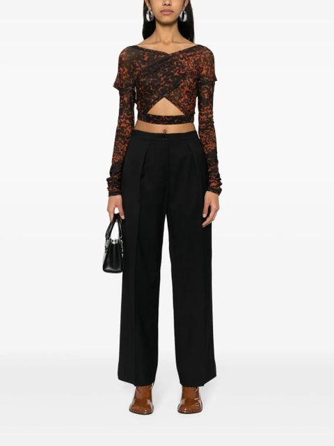 Acne Studios wide-leg tailored trousers - Black - zdjęcie produktu nr 2