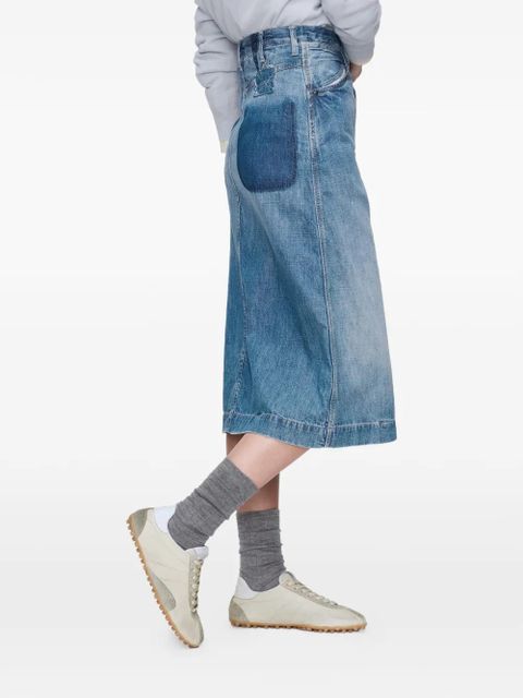 Maison Margiela denim midi skirt - Blue