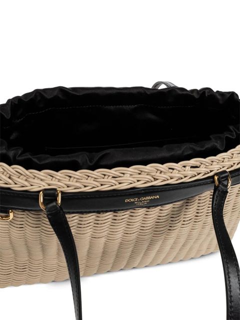 Dolce & Gabbana woven tote bag - Neutrals