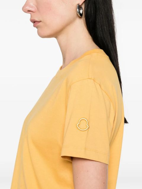 Moncler crew-neck T-shirt - Yellow