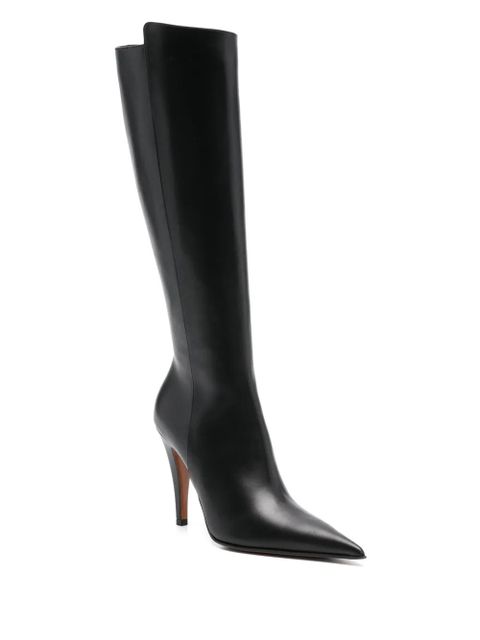Alexander McQueen 105mm Birdee boots - Black - zdjęcie produktu nr 2