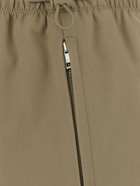 Alexander Wang logo-waistband mini skirt - Neutrals