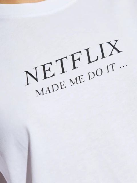 Victoria Beckham slogan-print T-shirt - White