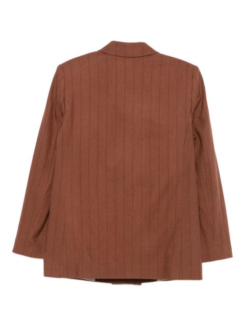 Alysi panelled jacket - Brown