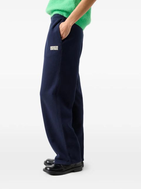 American Vintage elasticated-waist track pants - Blue
