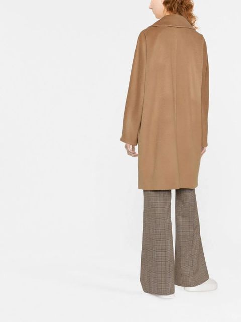 Max Mara single-breasted wool coat - Brown