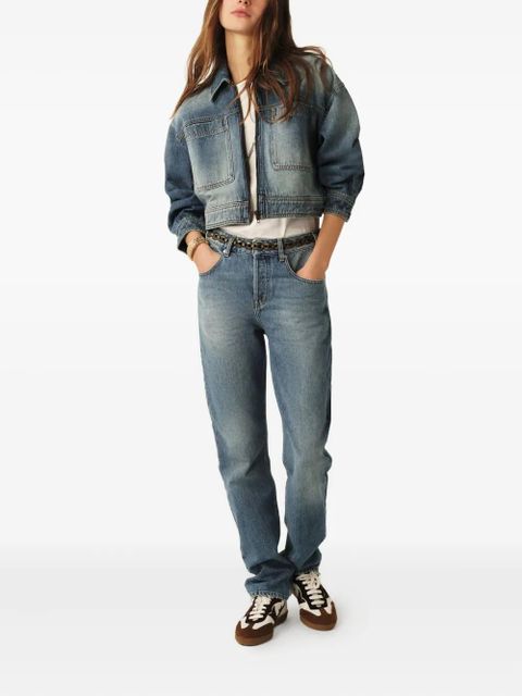 Ba&Sh zip-front patch-pocket jacket - Blue