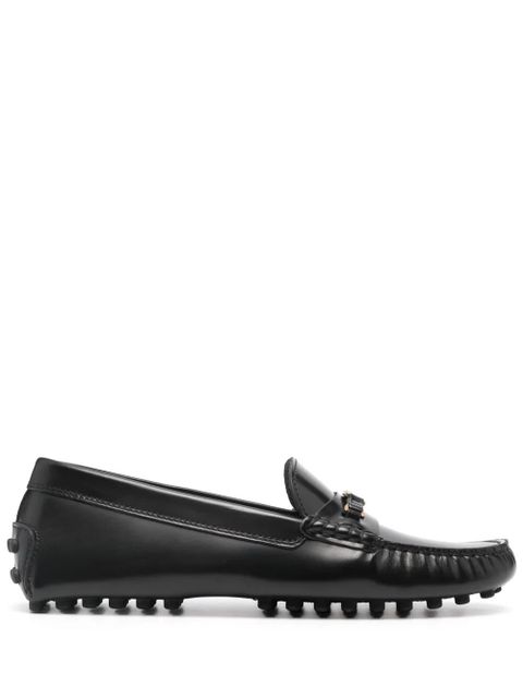 Tod's moc-stitching leather insole - Black - zdjęcie produktu nr 1