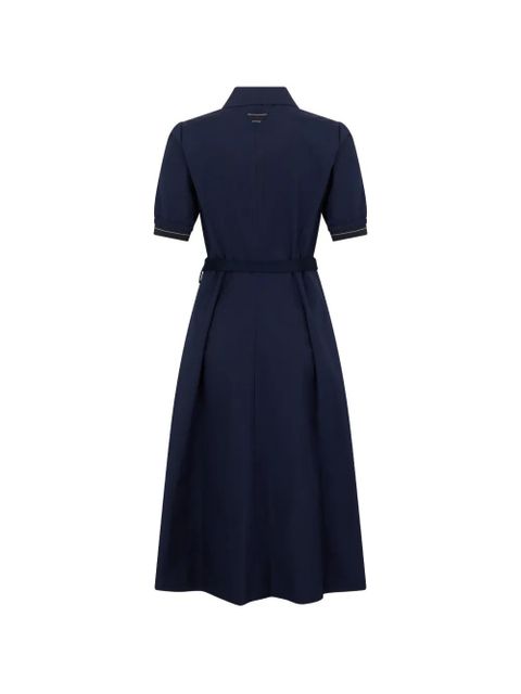 Prada belted zip-fastening midi dress - Blue - zdjęcie produktu nr 2