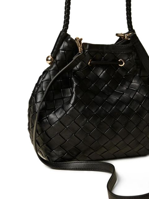 TWINSET interwoven bucket bag - Black