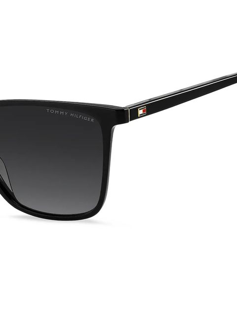 Tommy Hilfiger okulary przeciwsłoneczne damskie kolor czarny TH 2292/S