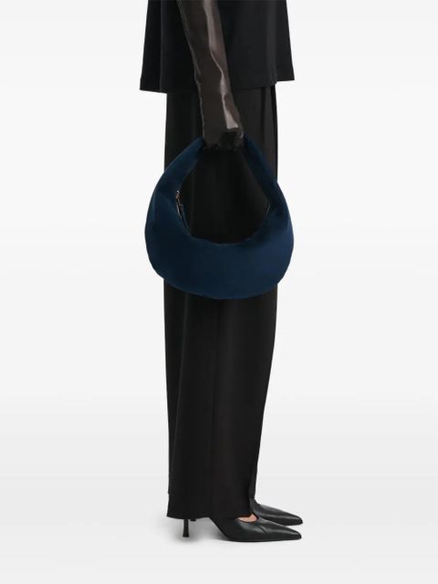 KHAITE zip shoulder bag - Blue