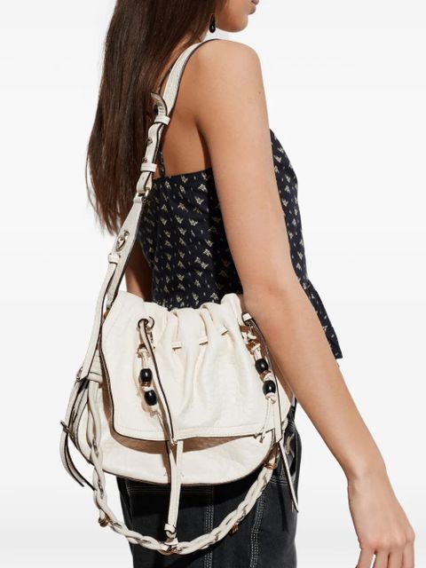 ISABEL MARANT Bolton leather shoulder bag - Neutrals - zdjęcie produktu nr 2