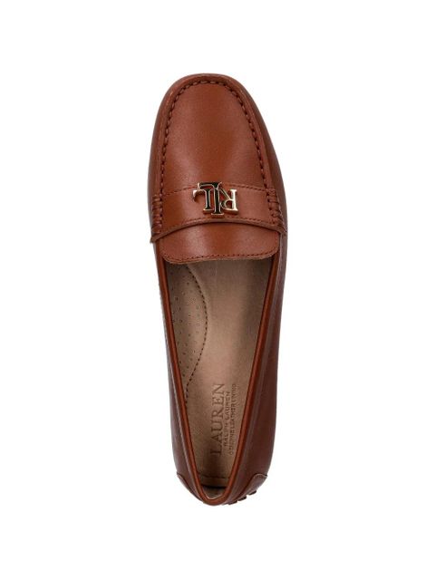 Lauren Ralph Lauren logo-detail loafers - Brown