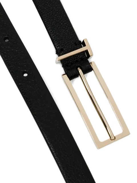 TOM FORD textured buckle belt - Black