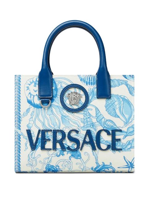 Versace Underwater Barocco La Medusa mini tote bag - White - zdjęcie produktu nr 1