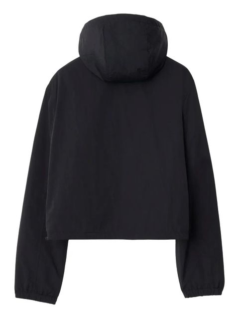 Burberry cropped reversible check jacket - Brown