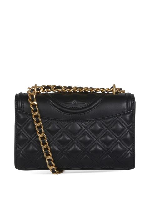 Tory Burch quilted tassel-detail shoulder bag - Black