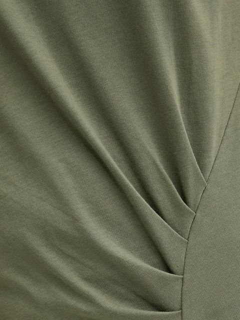 Pinko sukienka bawełniana kolor zielony midi dopasowana 104614 A2HE