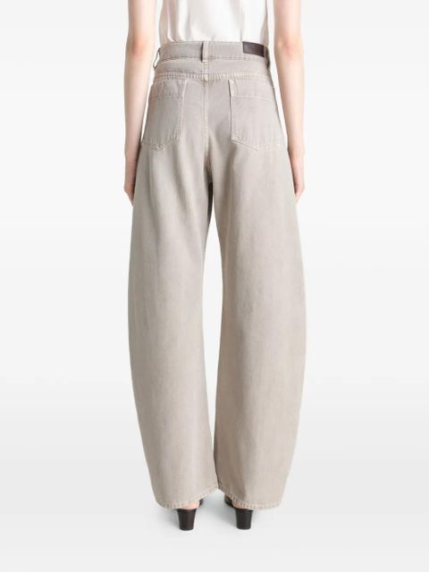 LEMAIRE twisted-seam high-waisted trousers - Neutrals