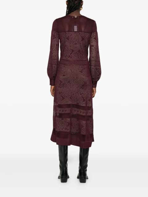 TWINSET v-neck maxi dress - Red