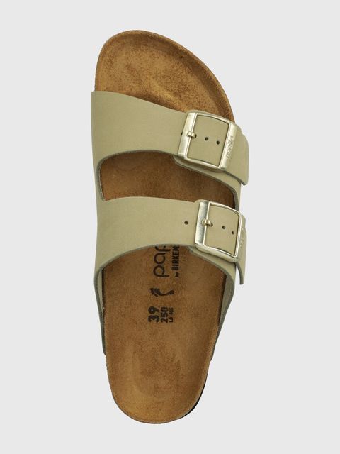Birkenstock klapki nubukowe Arizona Platform Flex Birkenstock x Papillio