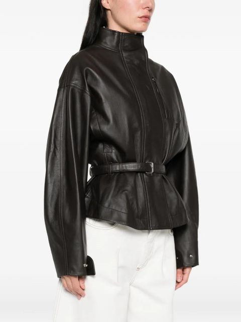 Jacquemus belted jacket - Brown