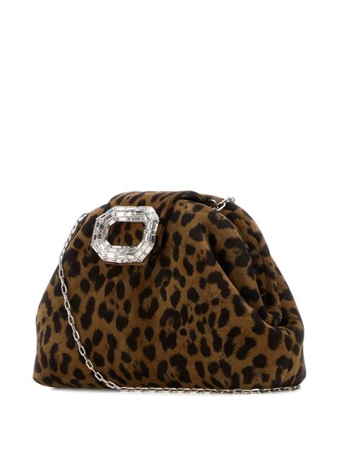 Amina Muaddi Camelia clutch bag - Brown - zdjęcie produktu nr 2