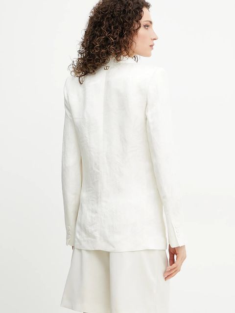 Twinset marynarka z domieszką lnu