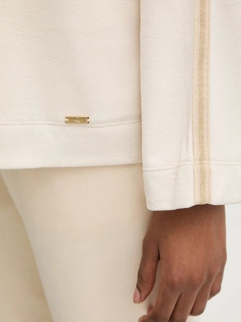 United Colors of Benetton longsleeve piżamowy damska kolor beżowy 3JQA3M08B