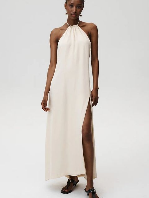 Undress Code sukienka Desire Dress kolor beżowy maxi prosta 908 - zdjęcie produktu nr 1