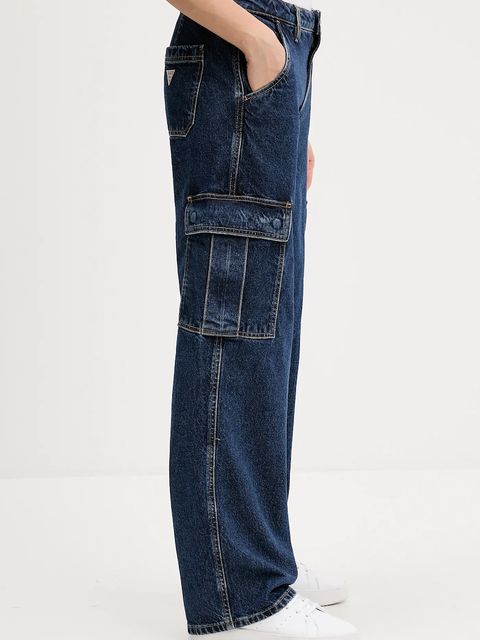 Guess Jeans jeansy damskie high waist W5RA1R D5M41