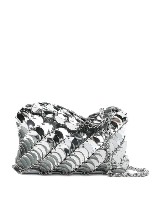 Rabanne disc-detail chain shoulder bag - Grey - zdjęcie produktu nr 1