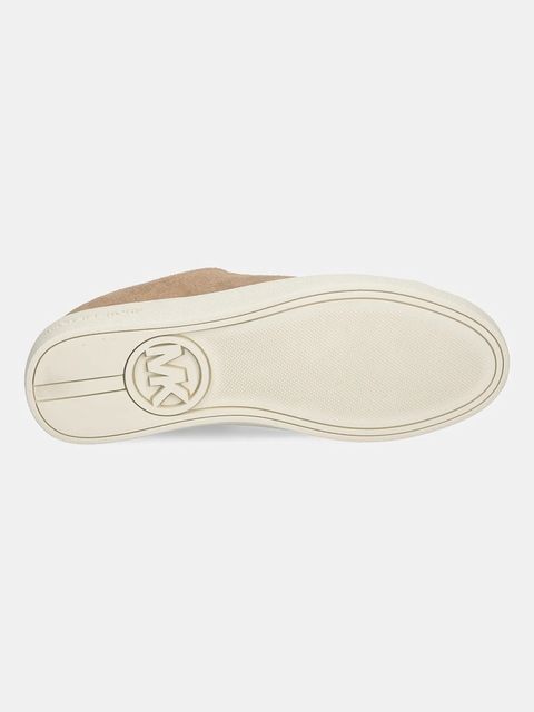 MICHAEL Michael Kors sneakersy zamszowe Keaton Lace Up damskie kolor beżowy 43R6KTFS1S.297