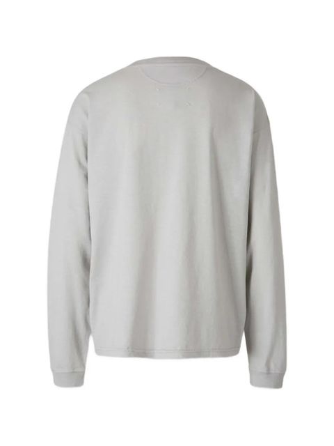 Maison Margiela long-sleeve graphic T-shirt - Grey - zdjęcie produktu nr 2