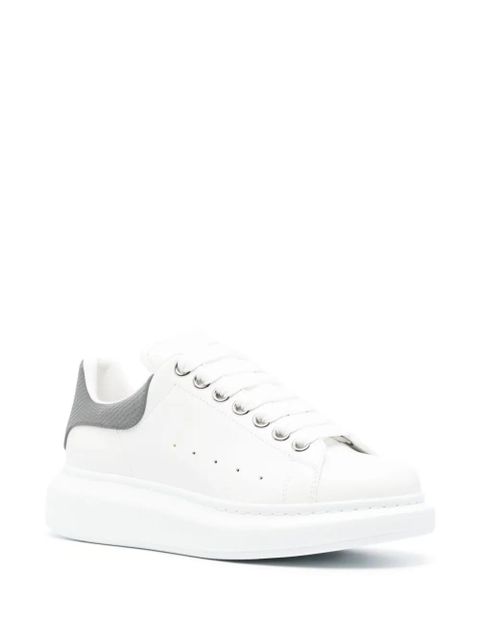 Alexander McQueen Oversized leather sneakers - White - zdjęcie produktu nr 2
