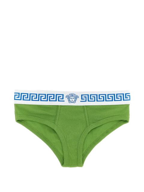 Versace Medusa ribbed briefs - Green - zdjęcie produktu nr 1