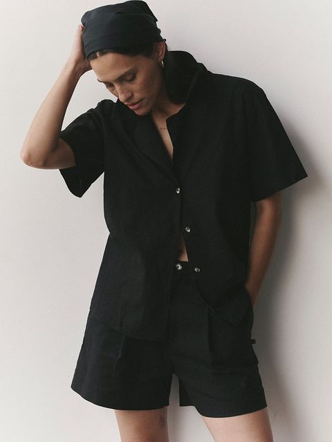 MUUV. koszula z domieszką lnu POCHE - zdjęcie produktu nr 2