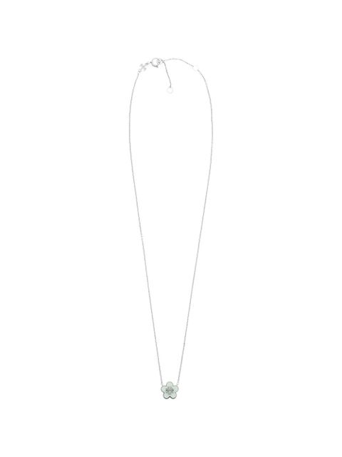 Tory Burch flower pendant necklace - Silver - zdjęcie produktu nr 1