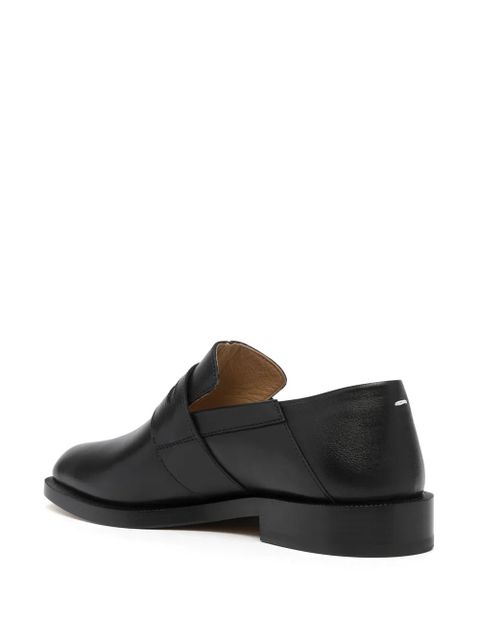 Maison Margiela Tabi leather loafers - Black
