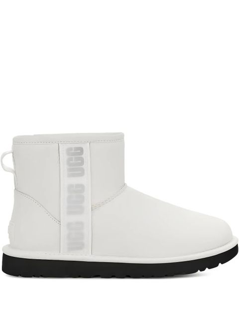 UGG Classic Mini Side Logo "Ultra Matte White" ankle boots - zdjęcie produktu nr 1
