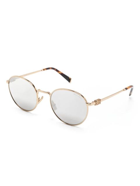 Miu Miu Eyewear Regard sunglasses - Gold - zdjęcie produktu nr 2