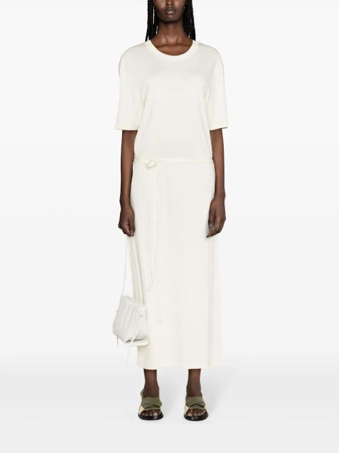 LEMAIRE belted T-shirt maxi dress - Yellow - zdjęcie produktu nr 2