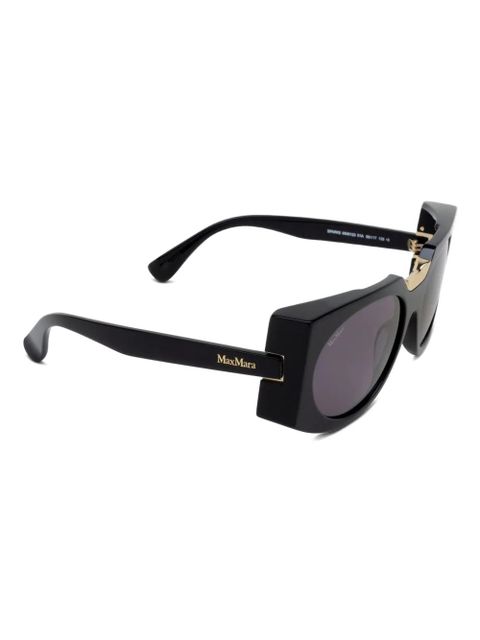 Max Mara Eyewear oval-frame sunglasses - Black