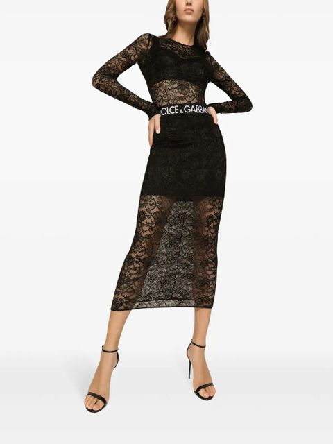 Dolce & Gabbana lace top - Black