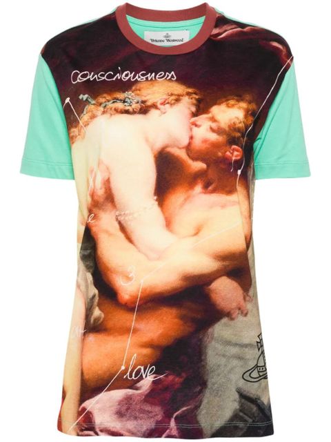 Vivienne Westwood Kiss Classic cotton T-shirt - Green - zdjęcie produktu nr 1
