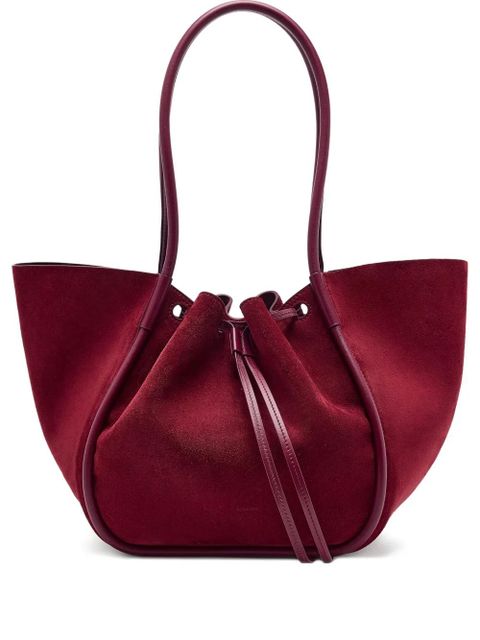 Proenza Schouler large Ruched tote bag - Red - zdjęcie produktu nr 1
