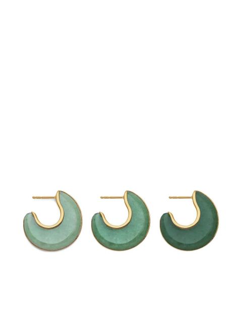 Monica Vinader x Kate Young hoop earrings - Gold