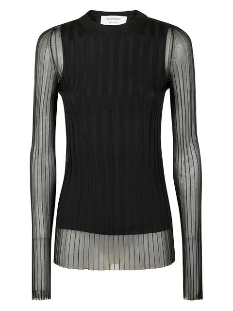 Sportmax pleated long-sleeve top - Black - zdjęcie produktu nr 1