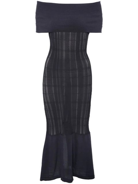 OUR LEGACY Cover midi dress - Blue - zdjęcie produktu nr 1